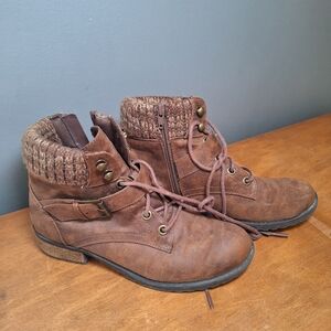 Skechers Brown Ankle Boots